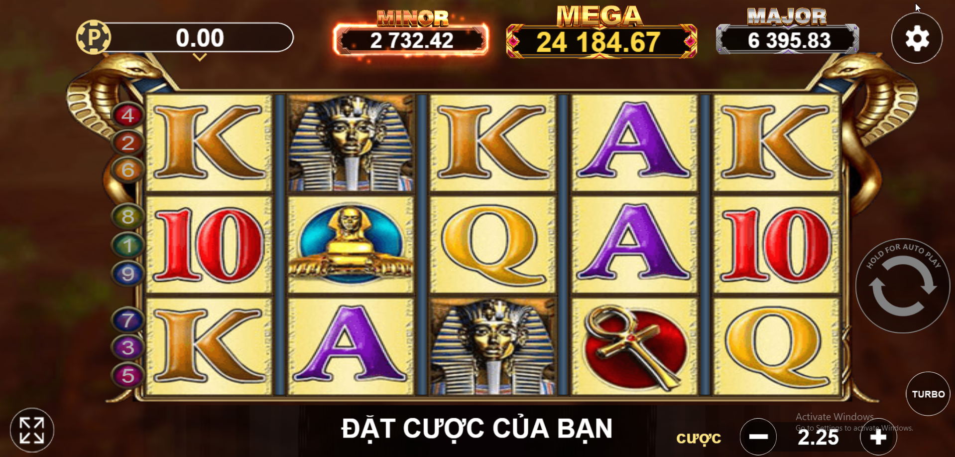 Slot Cleopatra ALO789 - Chinh phục kho báu Ai Cập hấp dẫn 3 Khám phá giải thưởng khủng trong slot Cleopatra