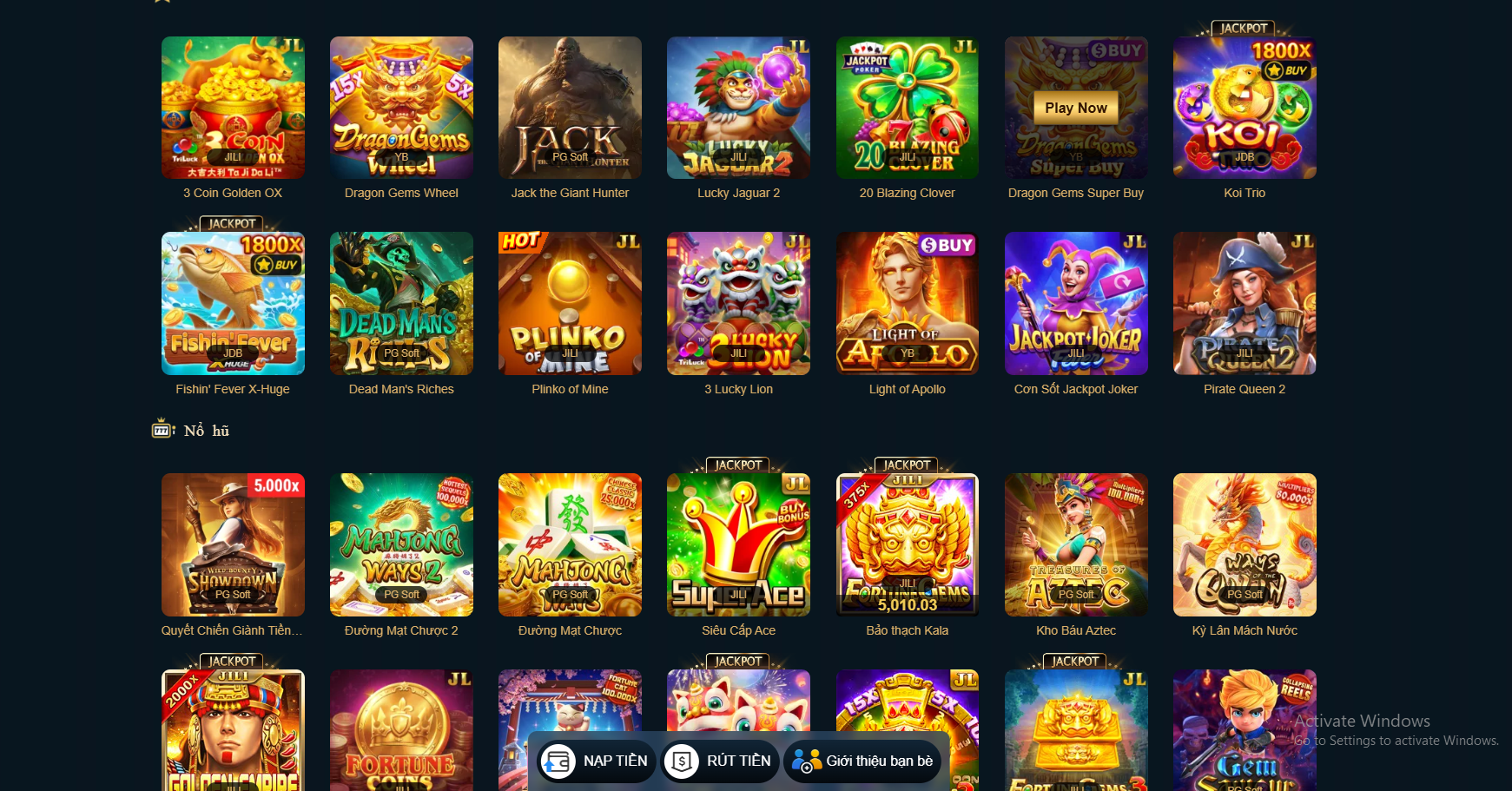 Tổng hợp các khuyến mãi ALO789