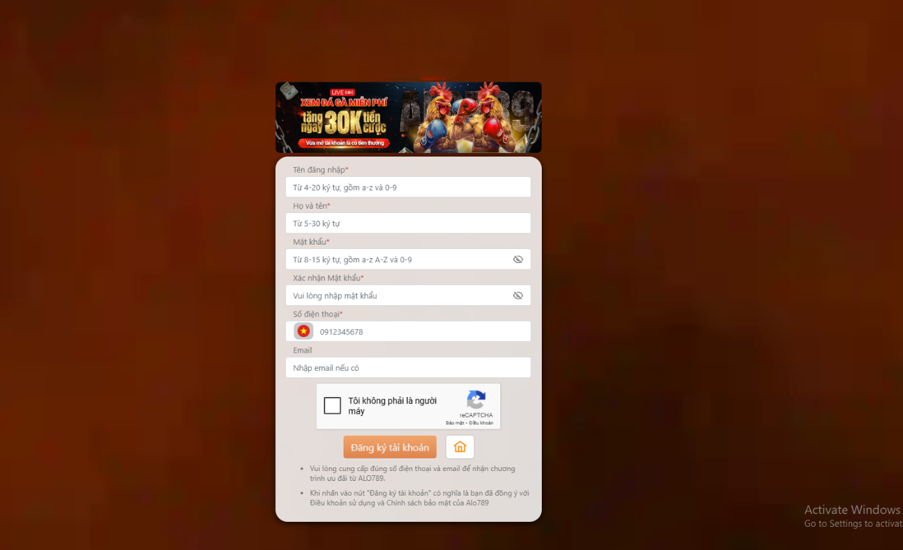 Hướng dẫn đăng ký ALO789 nhanh chóng trong 3 phút 2 Hướng dẫn chi tiết đăng ký ALO789 chỉ 3 phút