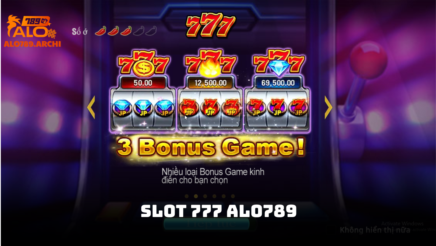 Slot 777 ALO789 - Hành trình săn jackpot đỉnh cao với thưởng khủng 1 Đôi nét về trò chơi slot 777 tại ALO789